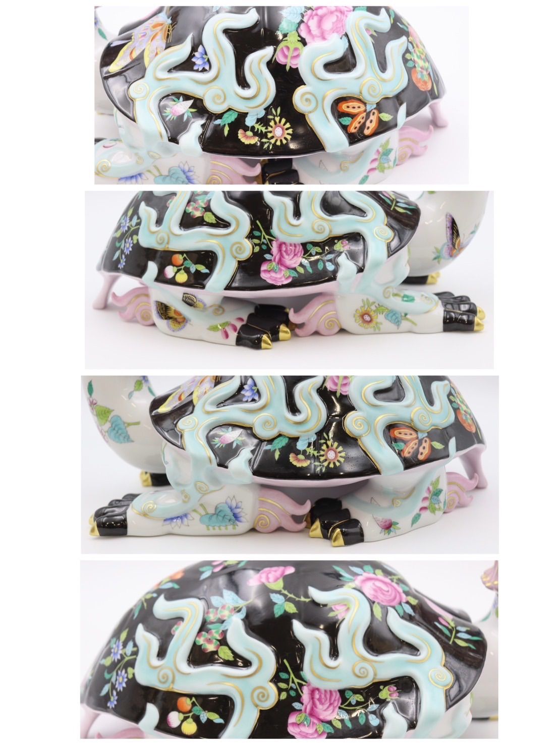 ヘレンド　ドラゴンタートル　龍亀　SP225VT 世界150体限定　陶器置物 希少 ヘレンド HEREND ドラゴンタートル 龍亀 SP225VT 世界150体