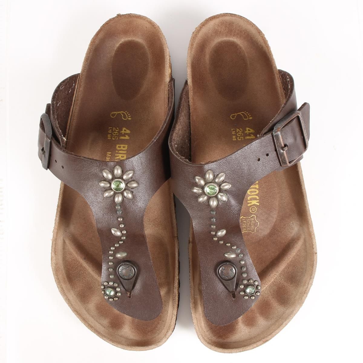 BIRKENSTOCK ビルケンシュトック サンダル ×HTC フラワースタッズ ...