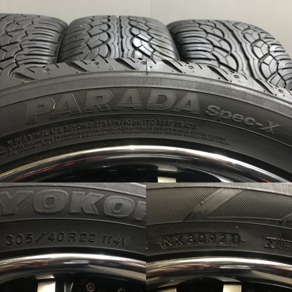 YOKOHAMA PARADA Spec-X 305/40R22】夏タイヤ【Lowenhart レーベンハート 22インチ  9.5J5HPCD150+48】ランクル200/100 LX570等 (VTO796) - メルカリ