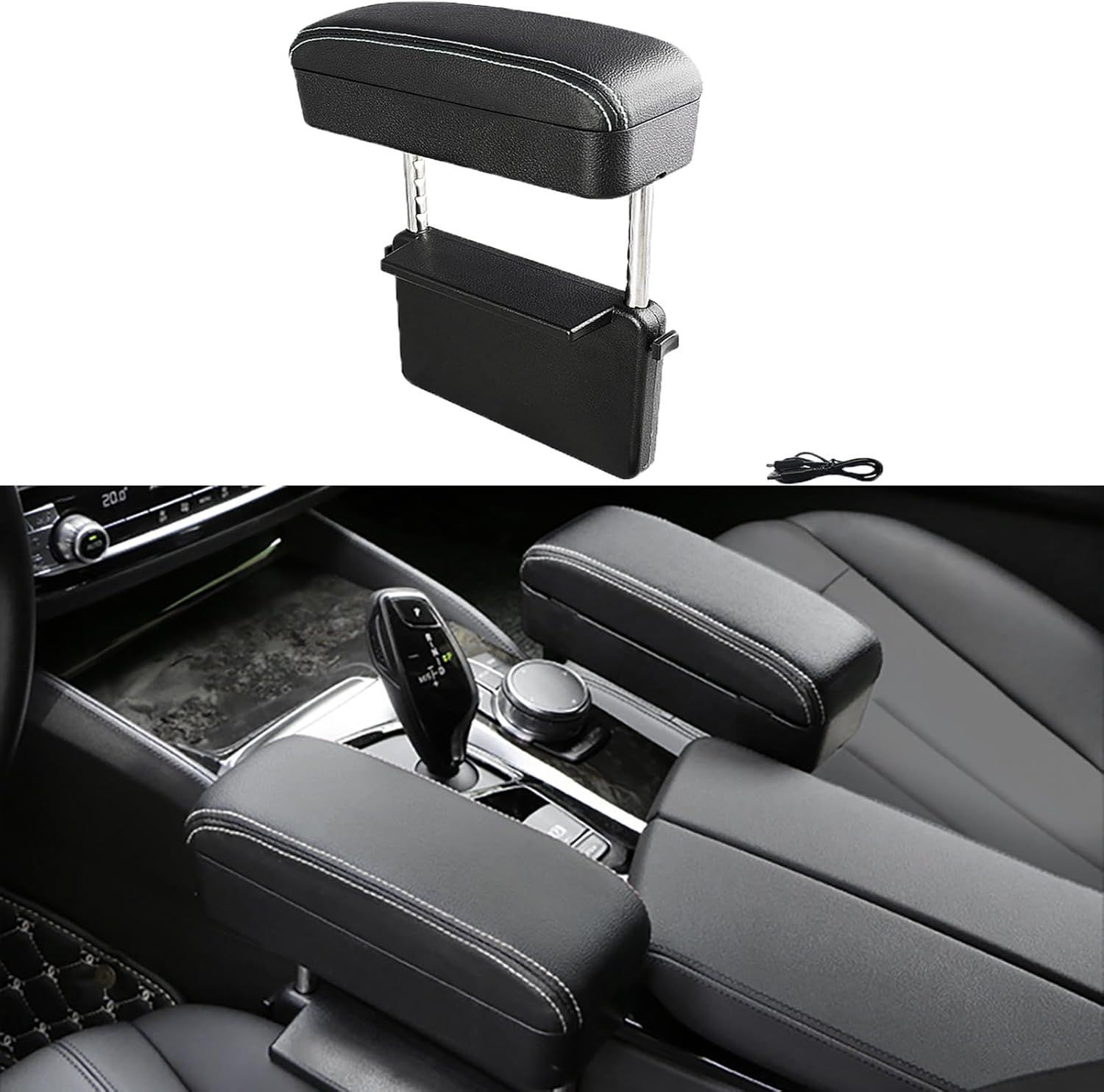 コレクション GUN125 ハイラックス 海外純正レザーアームレスト トヨタ