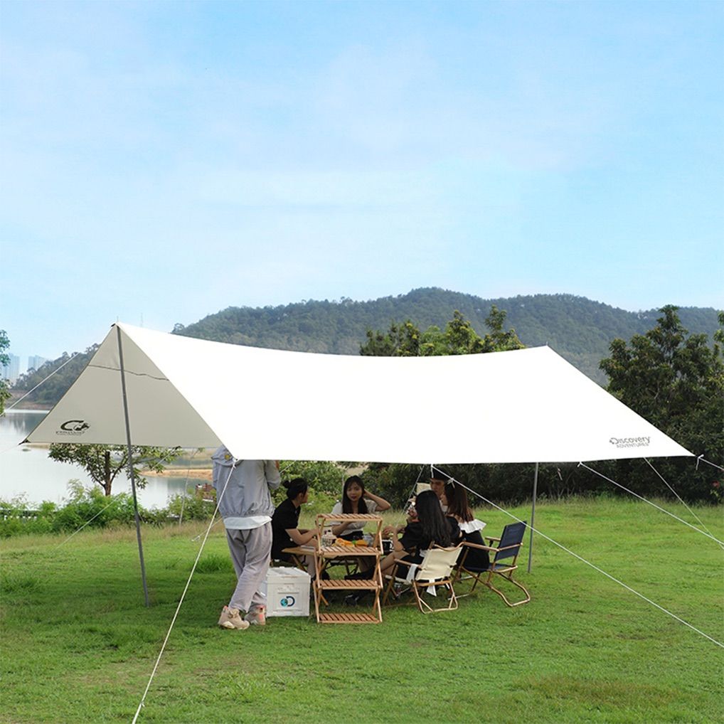 Discovery Adventures タープテント 日除けテント 400×300cm 撥水 UVカット加工 屋外用