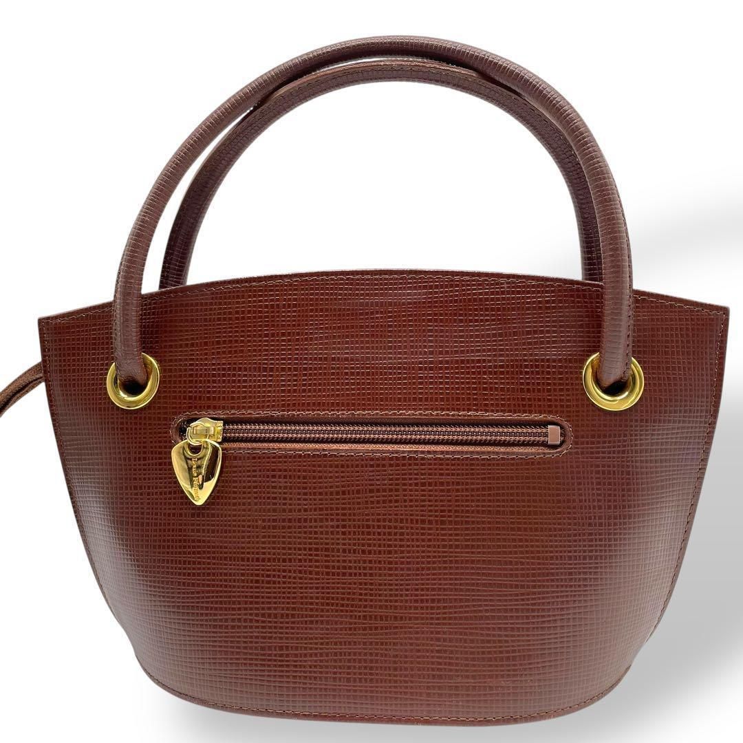 【合馬公式アカウント】美品 Louis Féraud ルイフェロー 美品 Louis Feraud ルイフェロー ハンドバッグ レザー ブラウン