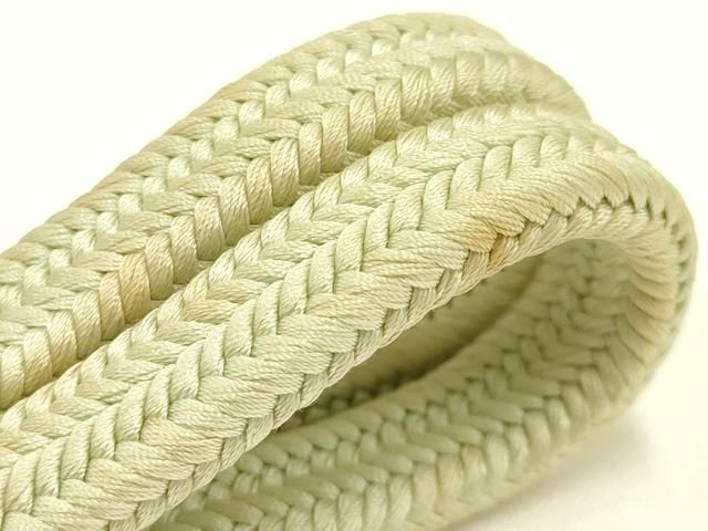 平和屋着物● 上 有職組紐道明 帯締め 冠組 若芽色 宮内庁御用 国立博物館御用 東京芸術大学御用 AABB7034a色