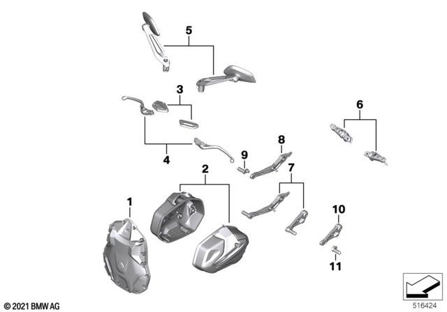 BMW Step Piece - Shadow - BMW-Motorrad | 35219829570 - メルカリ