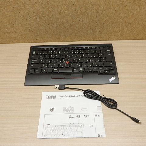 【ほぼ未使用】ThinkPadトラックポイントキーボードII【US・ケーブル無】 ほぼ未使用】ThinkPadトラックポイントキーボードII【US・ケーブル無
