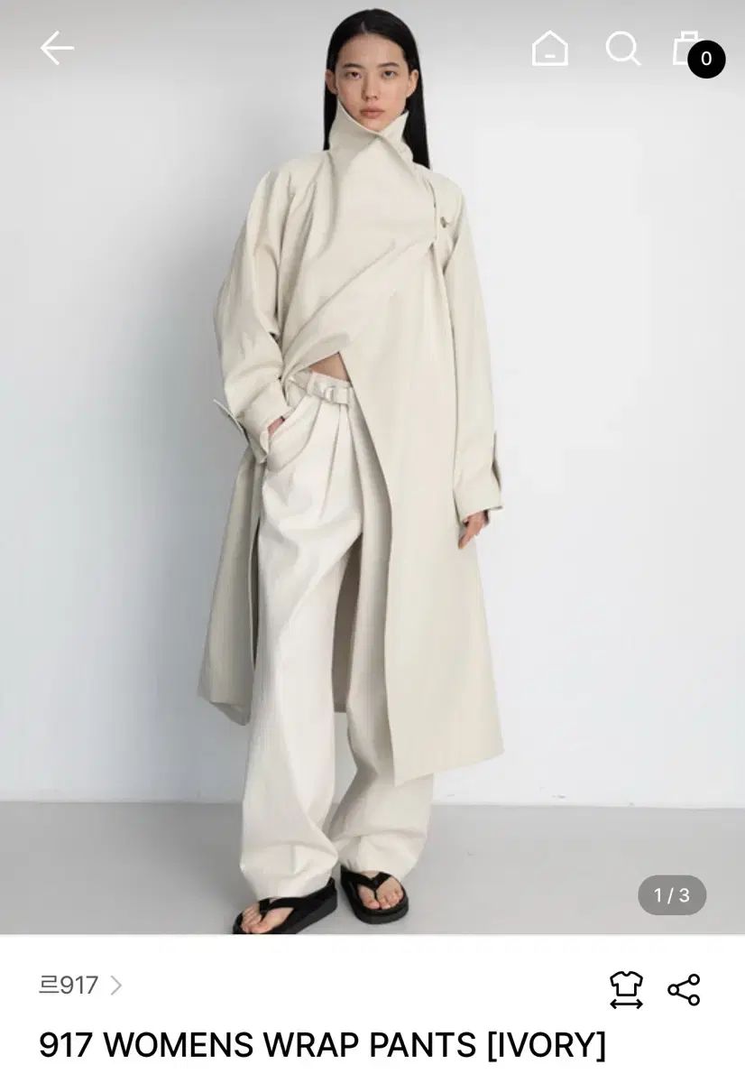 le917 wrap pants 36