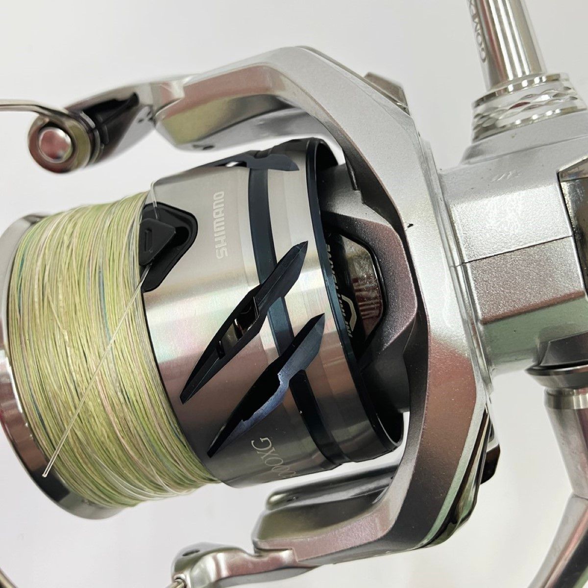 〇〇SHIMANO シマノ STRADIC 23 ストラディック C5000XG-M ハンドルカスタム 045911 スピニングリール  スピニングリール 23 ストラディック C5000XG SHIMANO シマノ スピニングリール 23ストラディックC5000XG 045911 -  中古