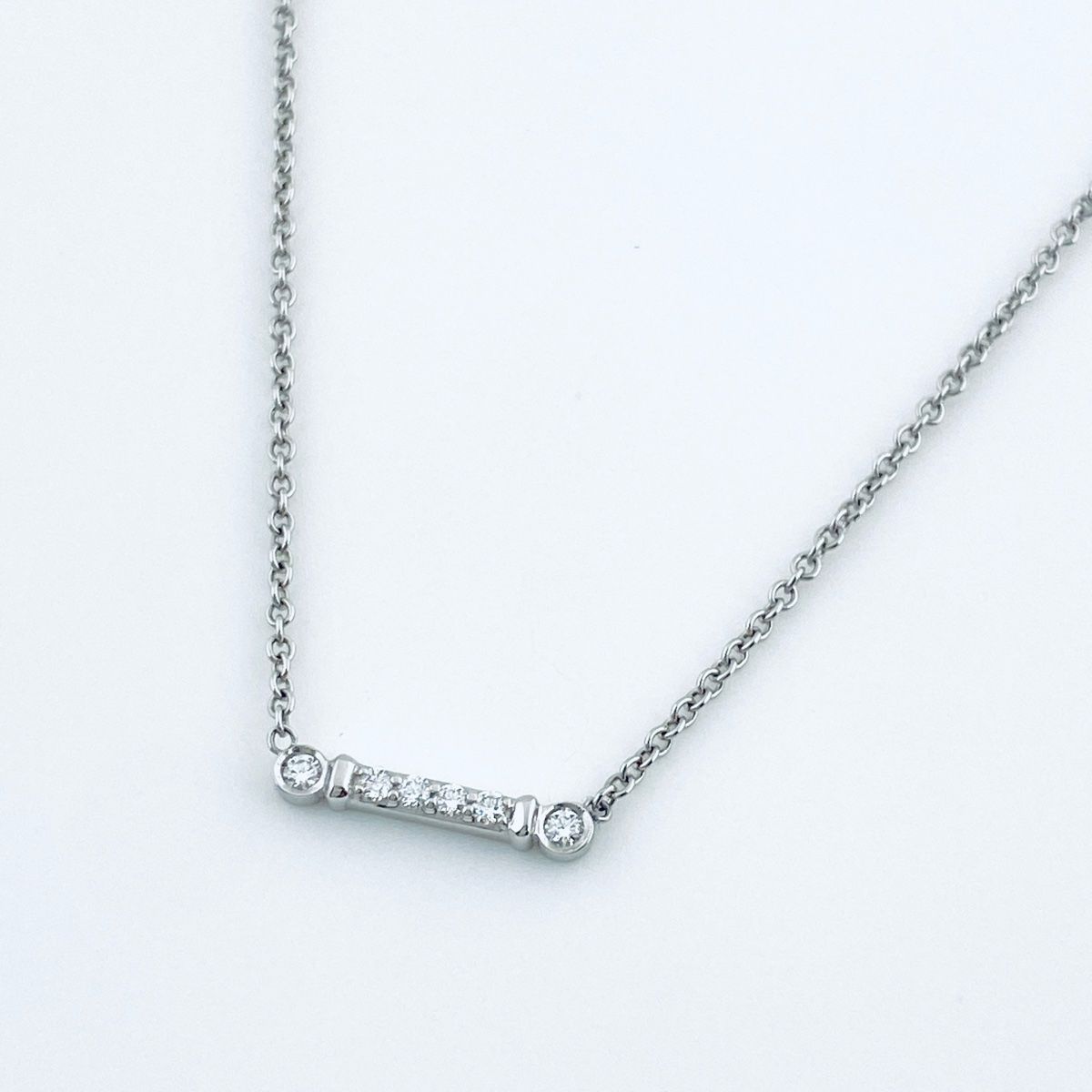 ティファニー TIFFANY&Co. フルール ド リス キーバー ネックレス 