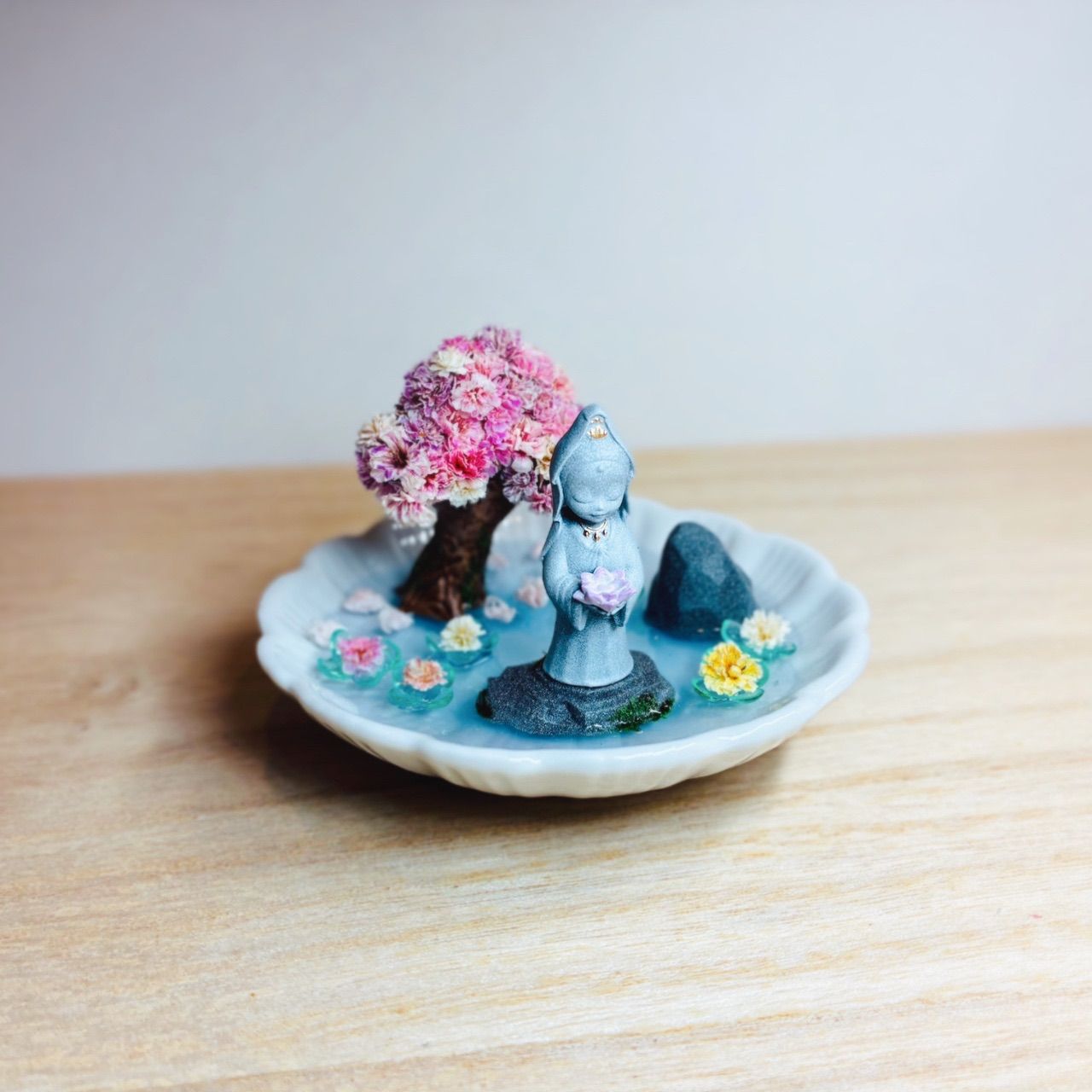 仏像 ちいさな仏さま 慈泉の白衣観音