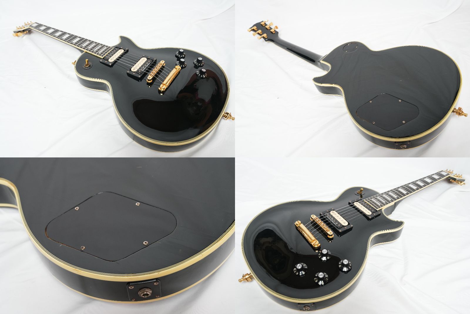 ☆EDWARDS by ESP E-LP Les Paul Custom 初期型 極太ネック レスポール