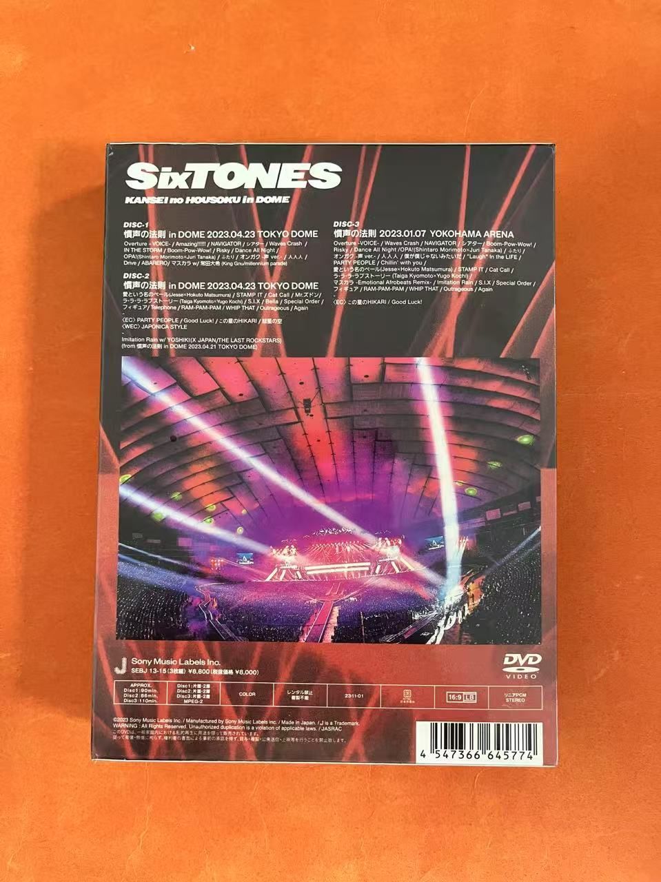 SixTONES/慣声の法則 in DOME〈初回盤・3枚組〉 SixTONES/慣声の法則 in DOME〈初回盤・3枚組〉 - メルカリ