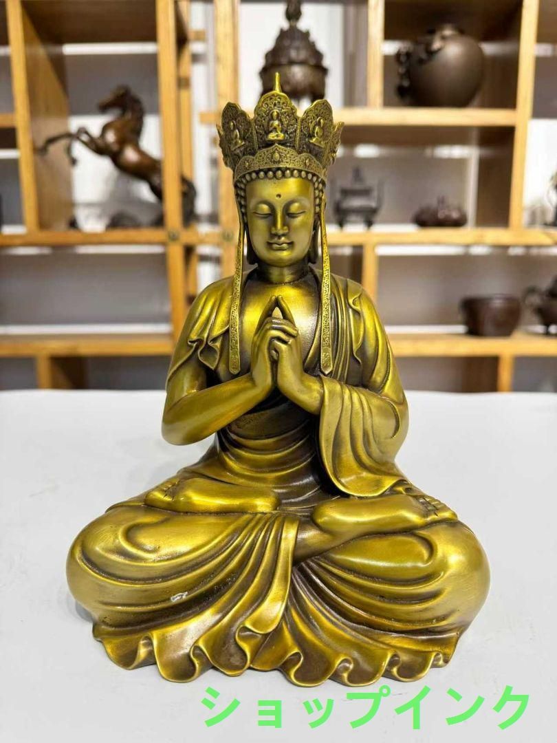 地蔵 菩薩 観音 釈迦仏様 銅製 仏像 彫刻 置物 開運 風水 地蔵 菩薩