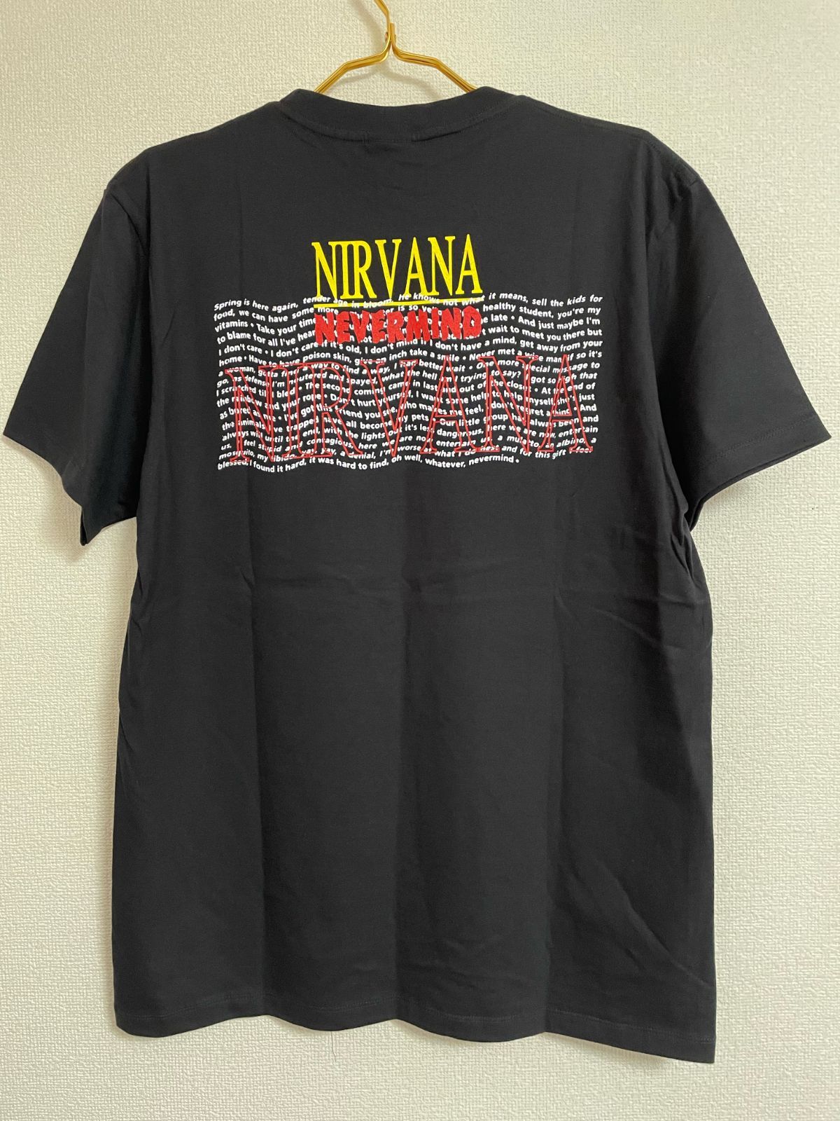 6 NIRVANA ニルヴァーナ Tシャツ ブラック Lサイズ 美品 ロックバンド 