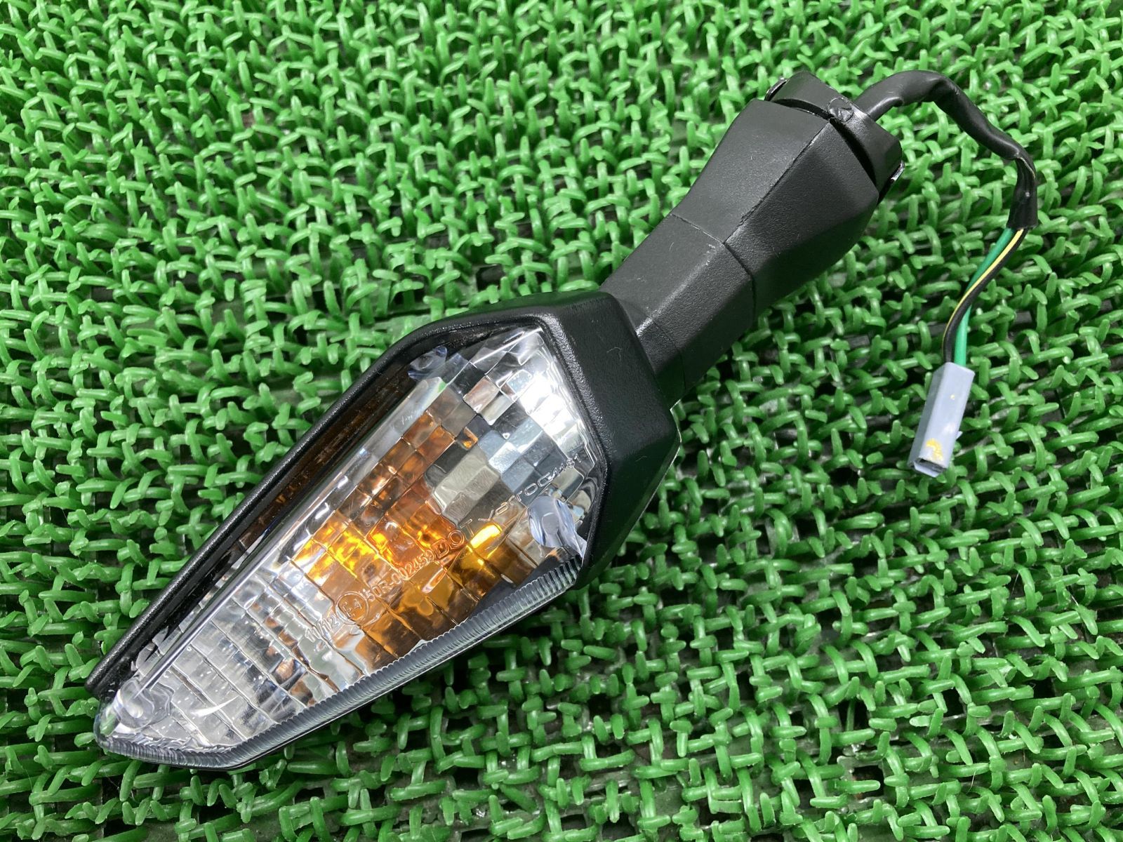Z125PRO フロントウインカー 右 000221/1181 カワサキ 純正 中古 バイク 部品 BR125H 000221 1181 コンディション良好 割れ欠け無し 品薄