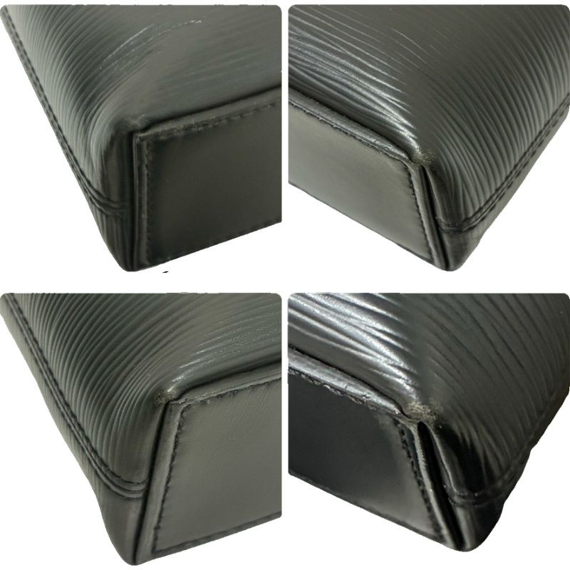 LOUIS VUITTON ルイヴィトン エピ ブルックス M 58849 ブラック レザー ビジネスバッグ メンズ 42510 R 9