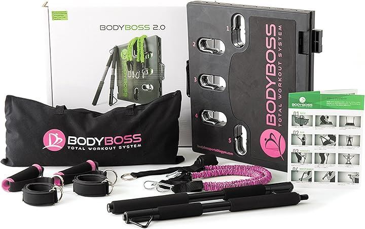 BODYBOSS2.0 筋トレ 自宅 トレーニング器具 〔1台で40種目以上の