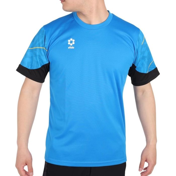 【新品・5営業日で発送】SFIDA(スフィーダ) TEAMPRES_プラクティスシャツS／S (SA23807) 色 : BRILLIANT_BL サイズ : L 