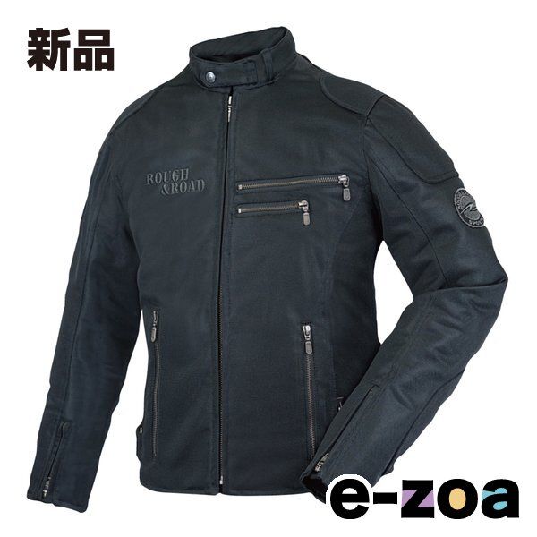 ROUGH-ROAD ラフアンドロード ライディングZIPメッシュJK EM オールBK-L RR7308A-BK3 2490819