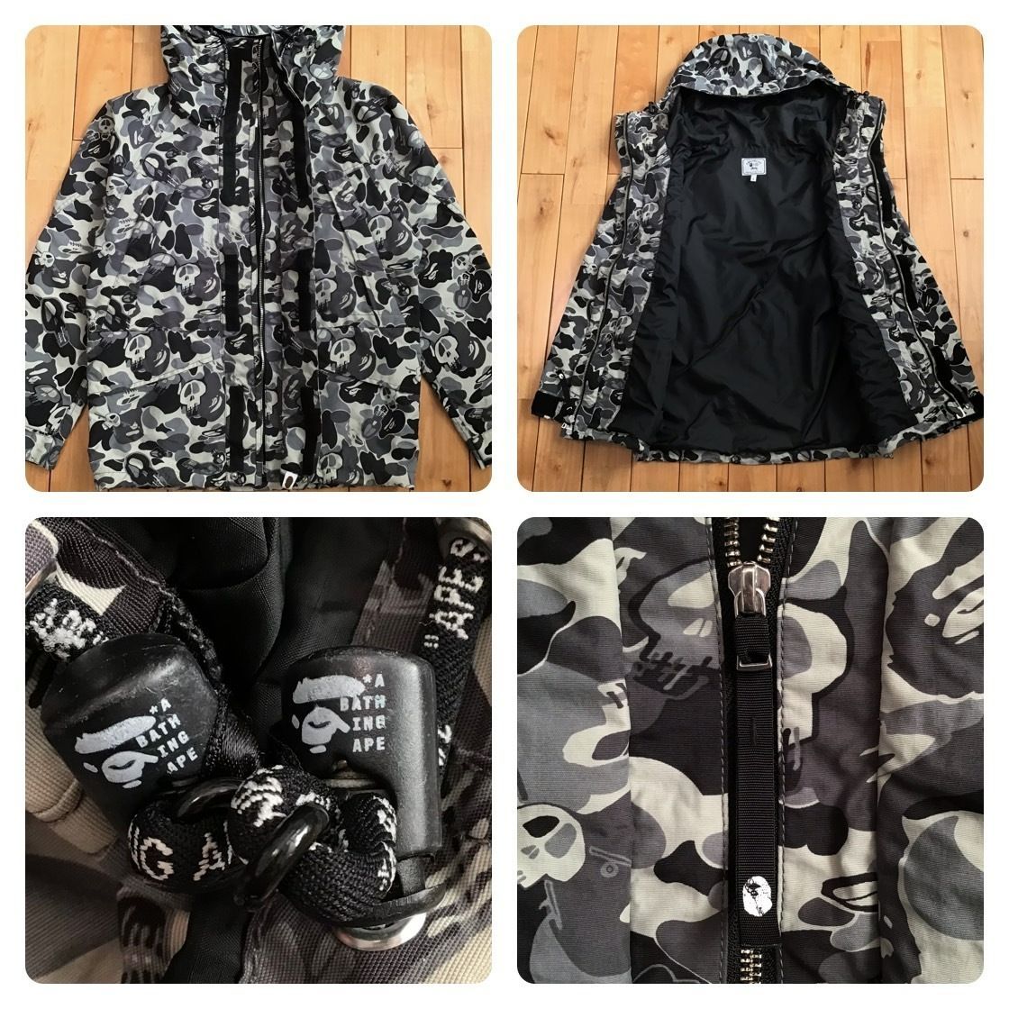 激レア！！APE スノボジャケット！！ ☆激レア APE kaws クラウドカモ