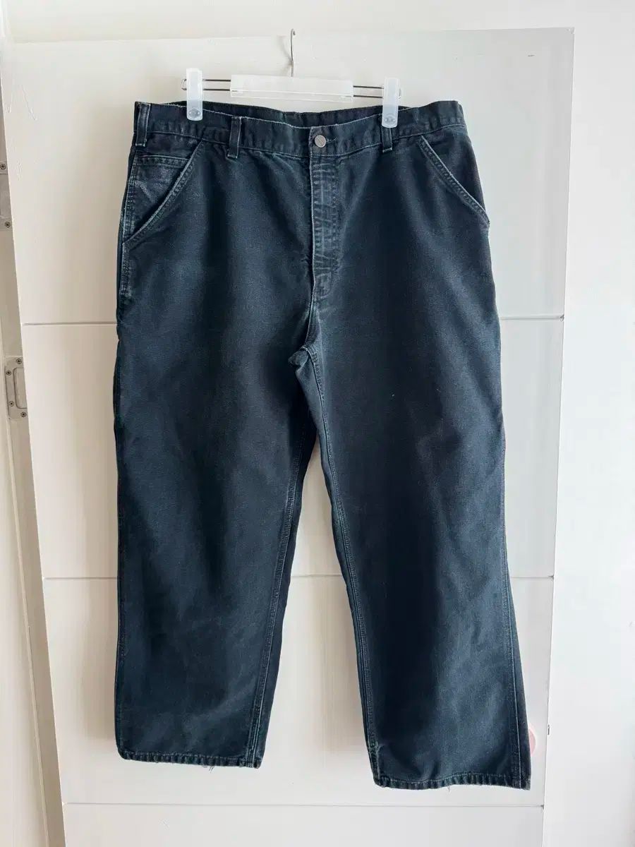 ヴィンテージ Carhartt カーハート シングルニー b11 BLK 38x30 ワークパンツ
