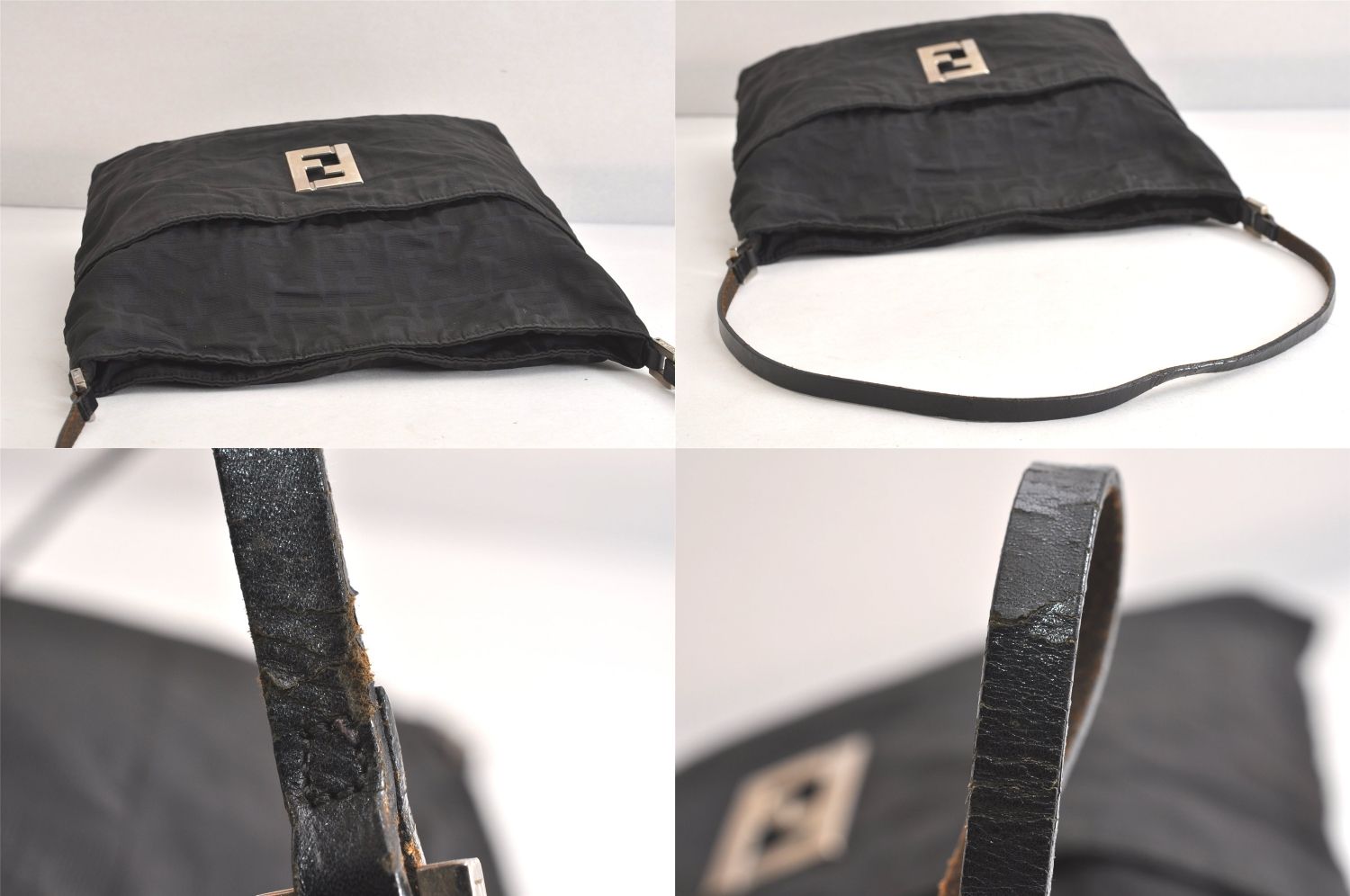 ♦️FENDI フェンディ♦️ ブラック ズッカ ショルダーバッグ　ヴィンテージ 楽天市場】FENDI フェンディ ヴィンテージ ズッカ FF柄 ロゴ