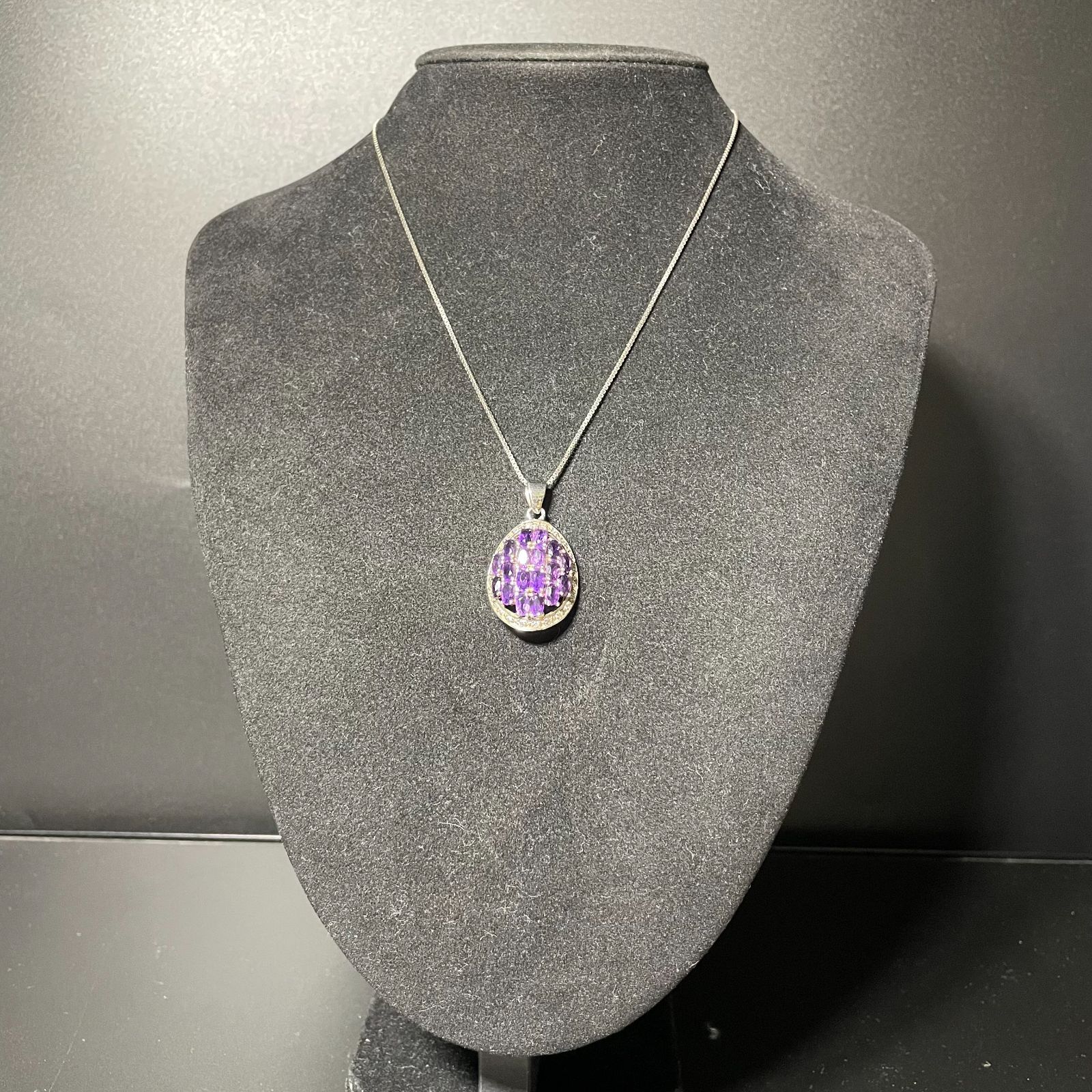 色石 Sv925 ネックレス 8.11g リング 7.25g セット B25101775