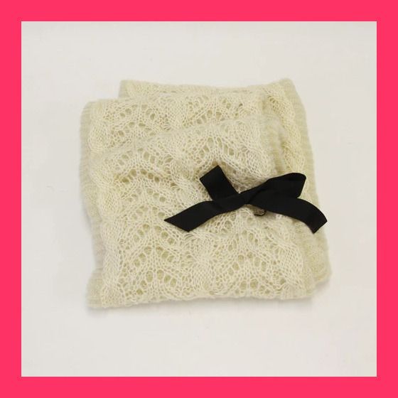 バーニーズニューヨーク カシミアマフラー 白 バーニーズニューヨーク カシミアマフラー 白 バーニーズニューヨーク