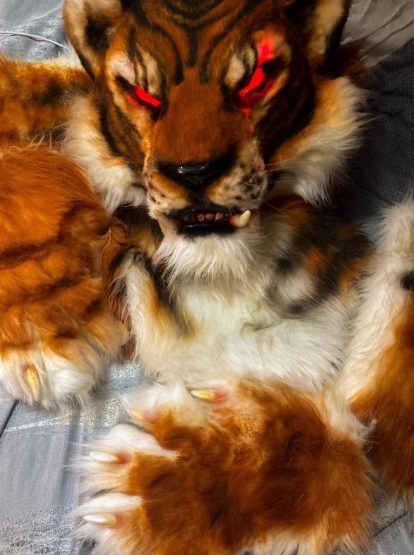 ファースーツ 着ぐるみセット NO.171 虎 リアルスタイル ケモノ ファー