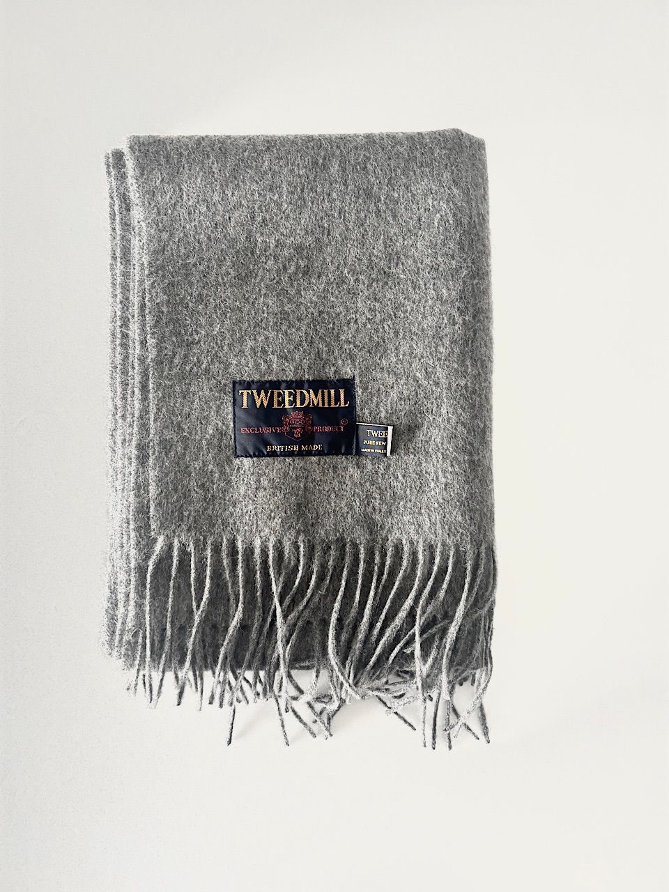 【美品】TWEEDMILL　Lambswool Stole　48・190　グレー 美品】TWEEDMILL Lambswool Stole 48・190 グレー - メルカリ