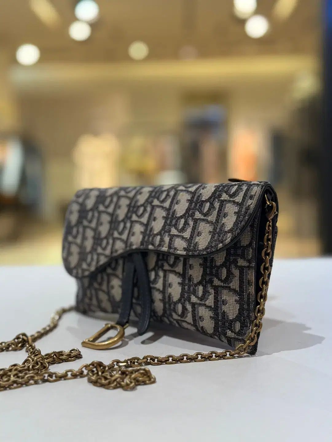 ディオール オブリーク ジャガード サドル チェーン クロスバック S5614CTZQ_M928