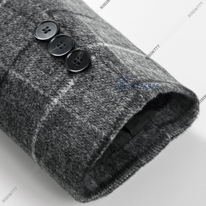 ムートンコート チェック柄