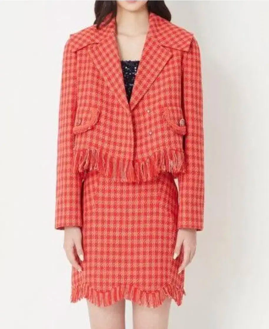 LUCKY CHOUETTE ラッキーシュエトゥ ツイード セットアップ 38 サイズ