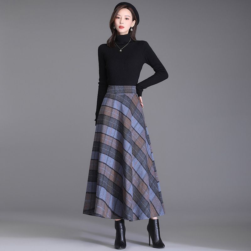 ツイード マキシスカート