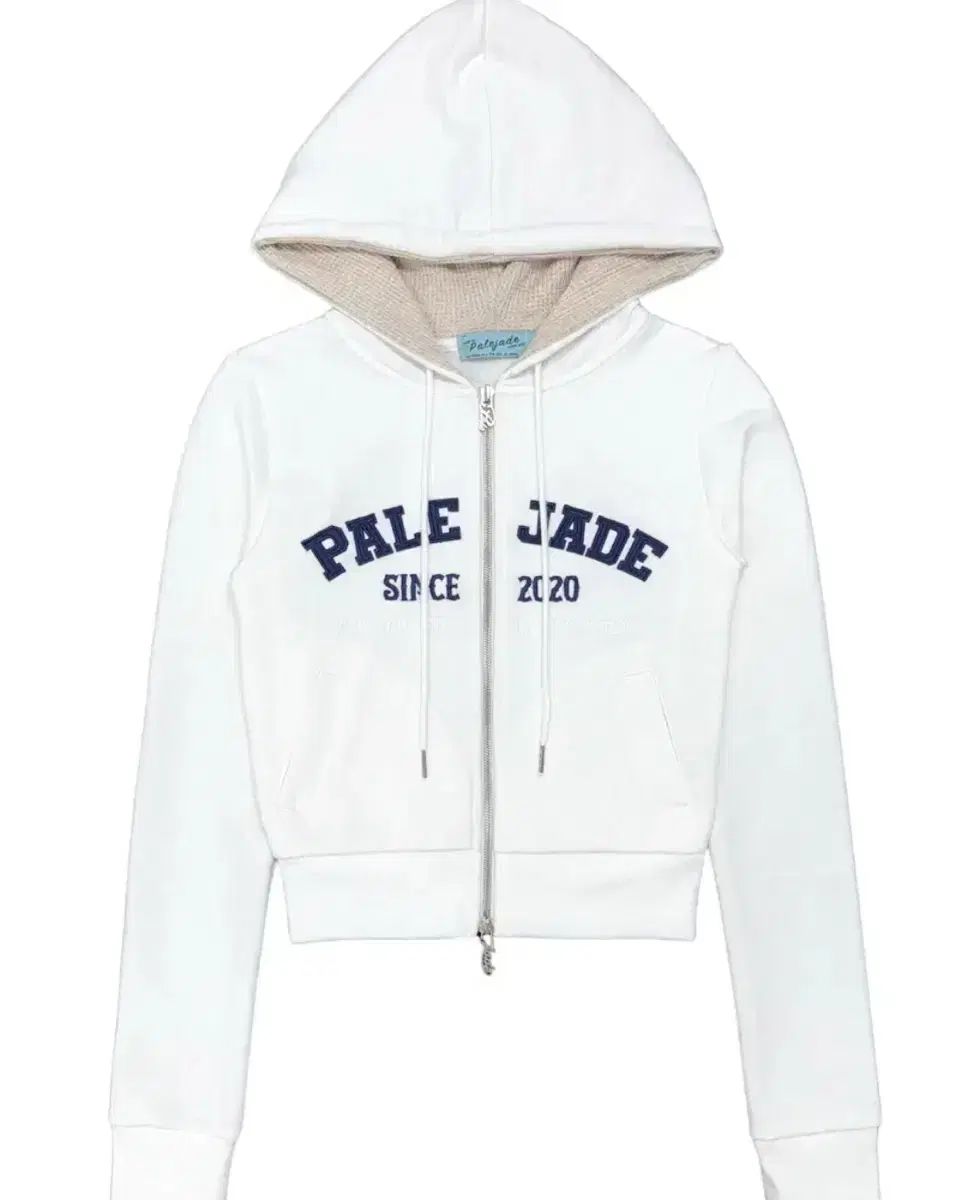 PALE JADE ペイルジェイド レトロ パッチ ジップアップパーカー フード付き 2025 白 1 サイズ WWW_USTAUSTRALIA_COM_AU