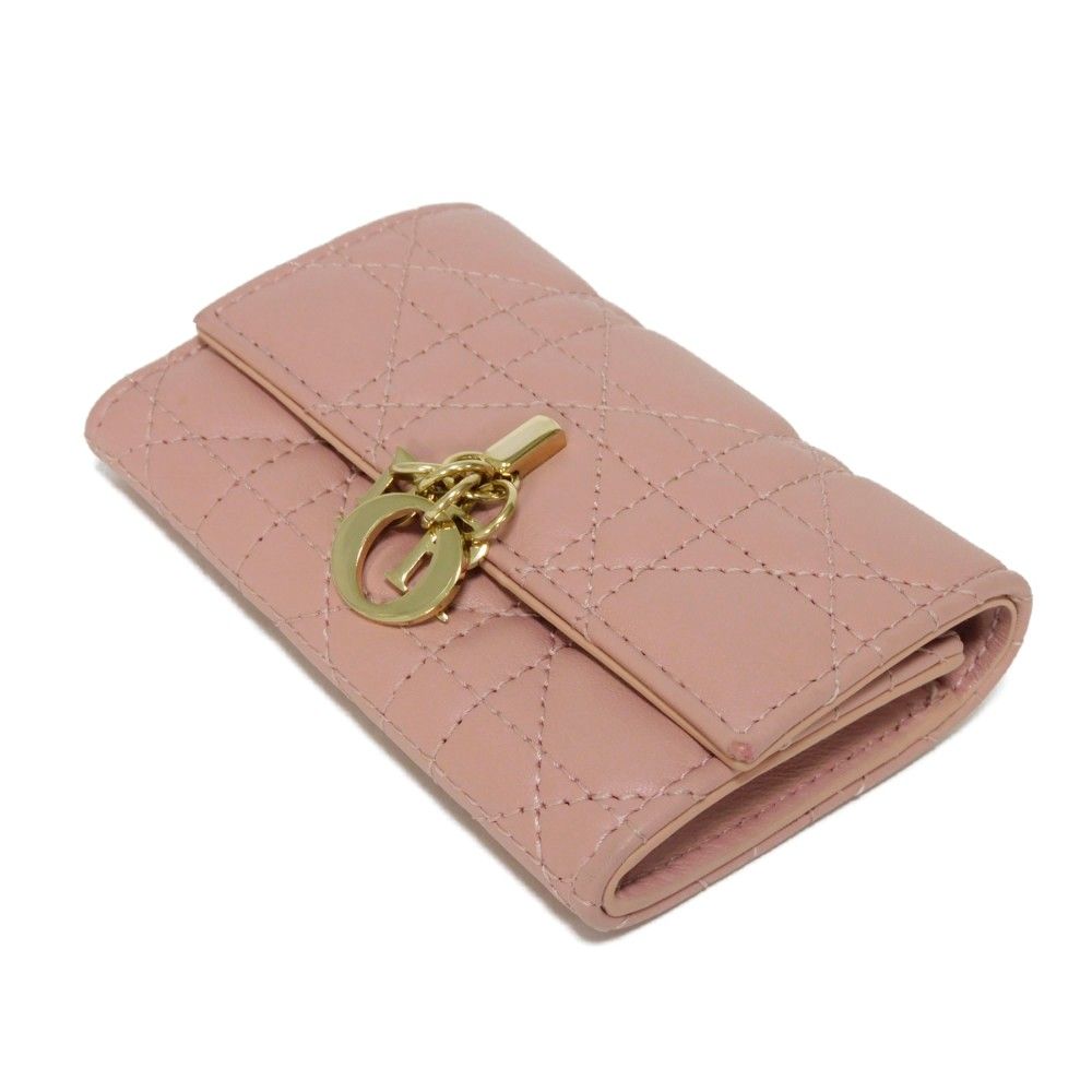 ディオールコインケースマイディオールグライシンウォレットピンク