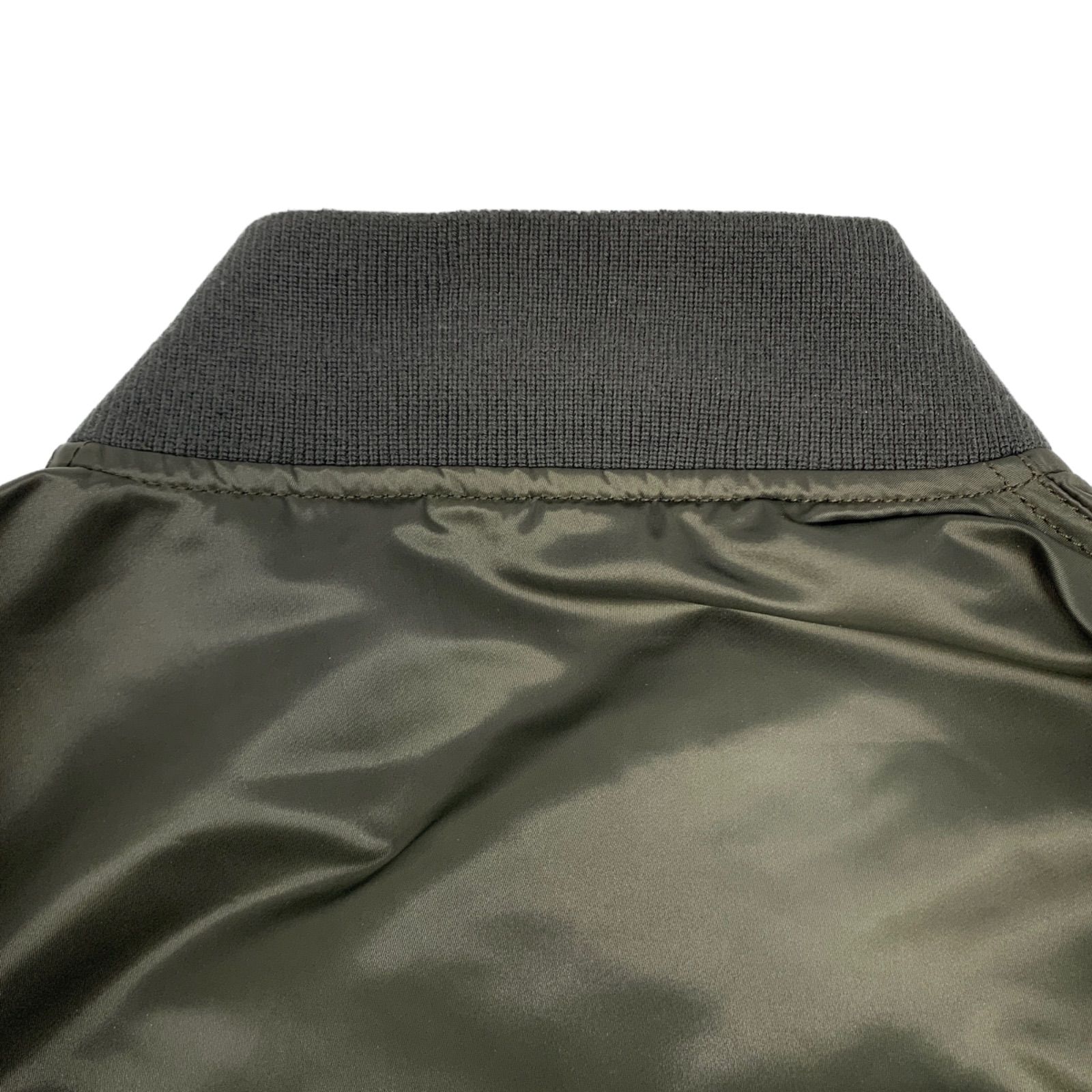 ♪02183 SACAI サカイ MA-1 カーキ ブルゾン ジャンパー 23