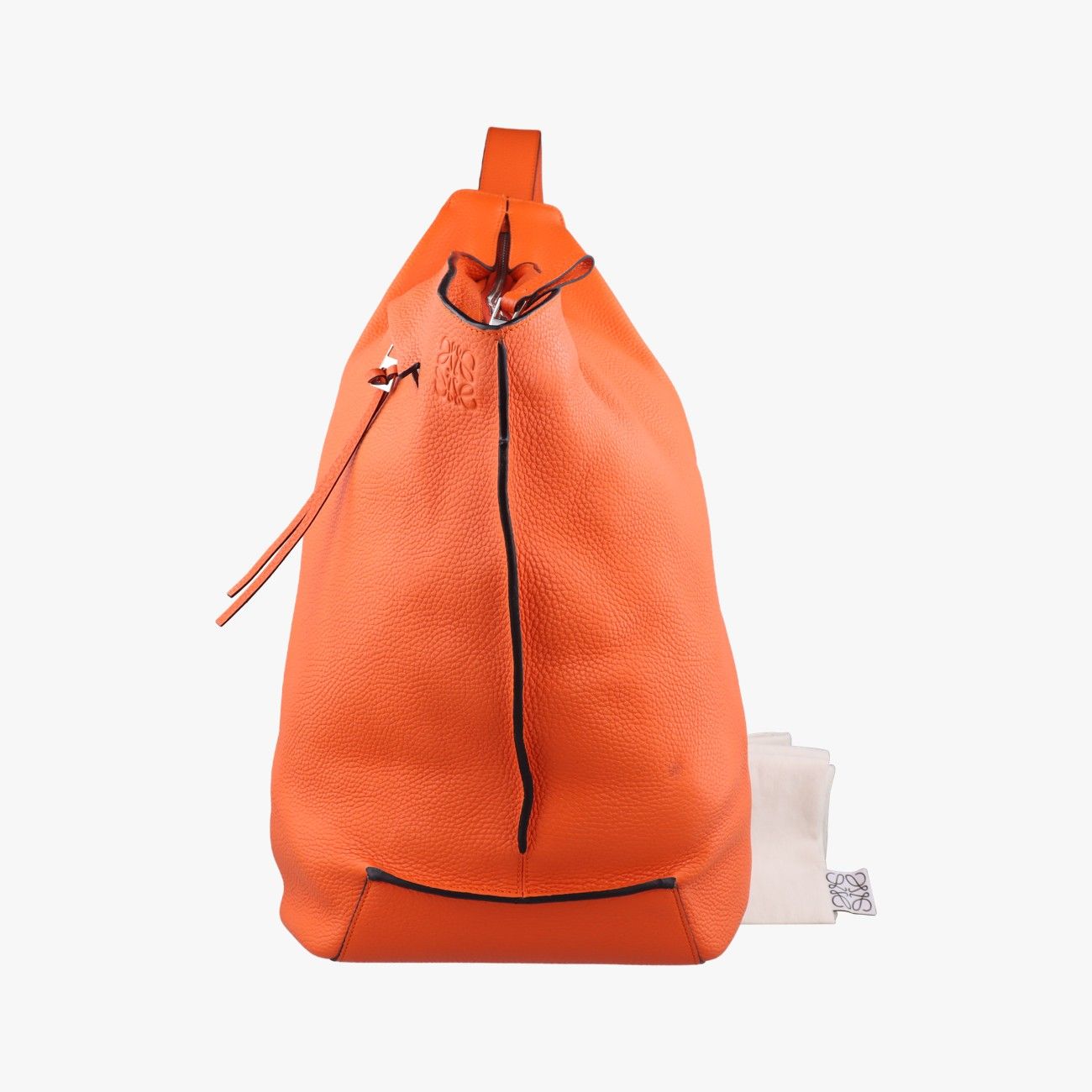 LOEWE アントン スモールサイズ オレンジ色 ロエベ LOEWE アントンスリングバッグ オレンジ レザー メンズ