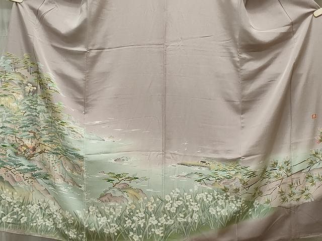 ZF-1271 色留袖 まるやま 高級 正絹 金彩 縫紋 ZF-1271 色留袖 まるやま 高級 正絹 金彩 縫紋 レディース