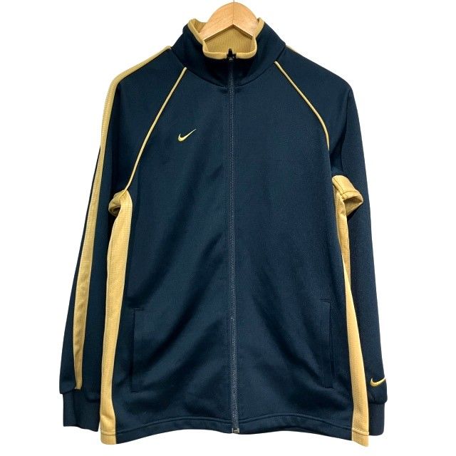 ナイキ NIKE トラックジャケット ジャージ ロゴ刺繍 紺 ネイビー
