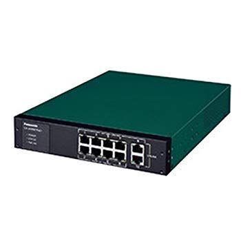 【中古】パナソニックESネットワークス 10ポート PoE給電スイッチングハブ GA-ASW8TPoE+ PN25087 dwos6rj
