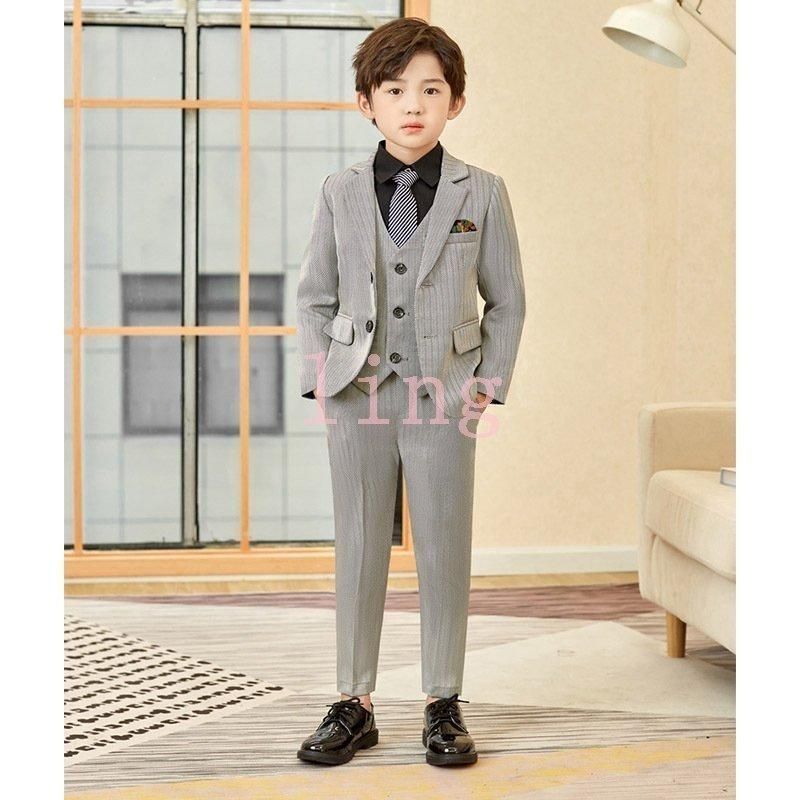子供服 フォーマル スーツ おしゃれ 入学式 卒業式 男の子 タキシード キッズ 結婚式 発表会 卒園式 七五三 誕生日 子ども ジュニア 110 120 130 140 150 160 CYB730売り切れ間近