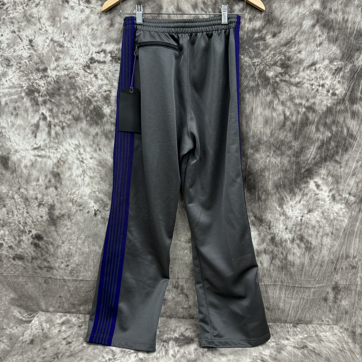 Needles/ニードルス【23SS】JEANS FACTORY 別注 Track Pant/トラックパンツ グレー/パープル LQ446/XS -  メルカリ