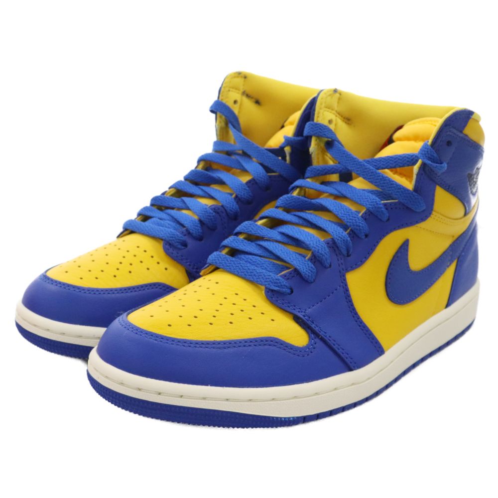 NIKE (ナイキ) WMNS AIR JORDAN1 RETRO HIGH OG GAME ROYAL VARSITY MAIZE ウィメンズ  エアジョーダン1 バーシティ ロイヤル ハイカットスニーカー US9/26cm FD2596-700 - メルカリ