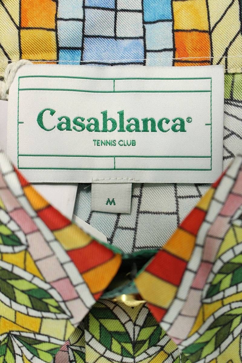 カサブランカ CASABLANCA 23AW MF23SH02101 マルチカラー長袖シャツ ...