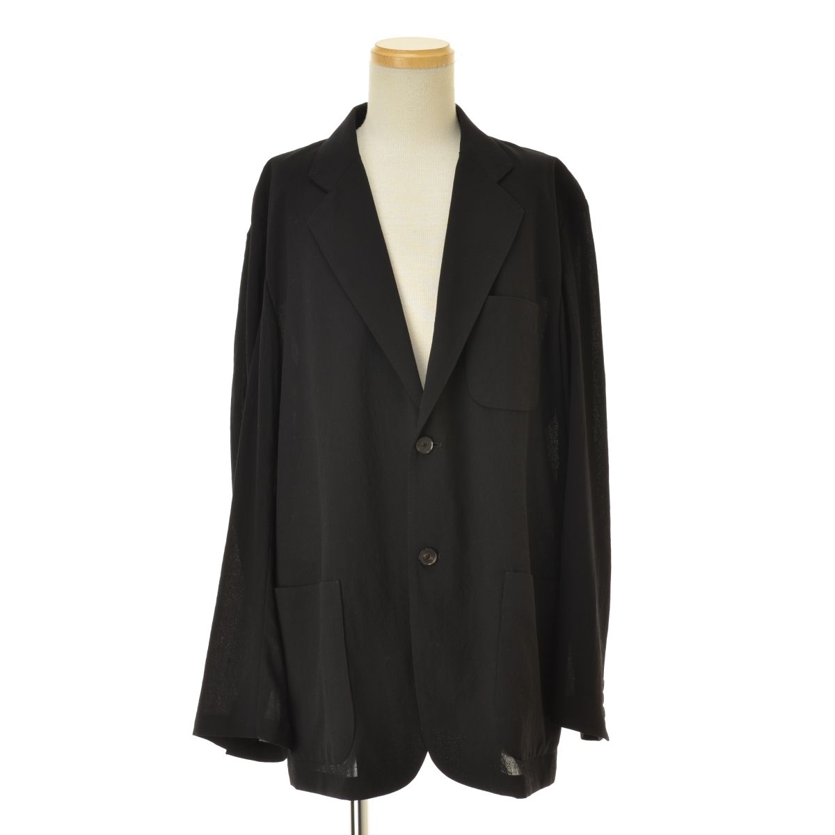 【AURALEE】23SS A23SJ01WV HARD TWIST WOOL VIYELLA JACKETテーラードジャケット