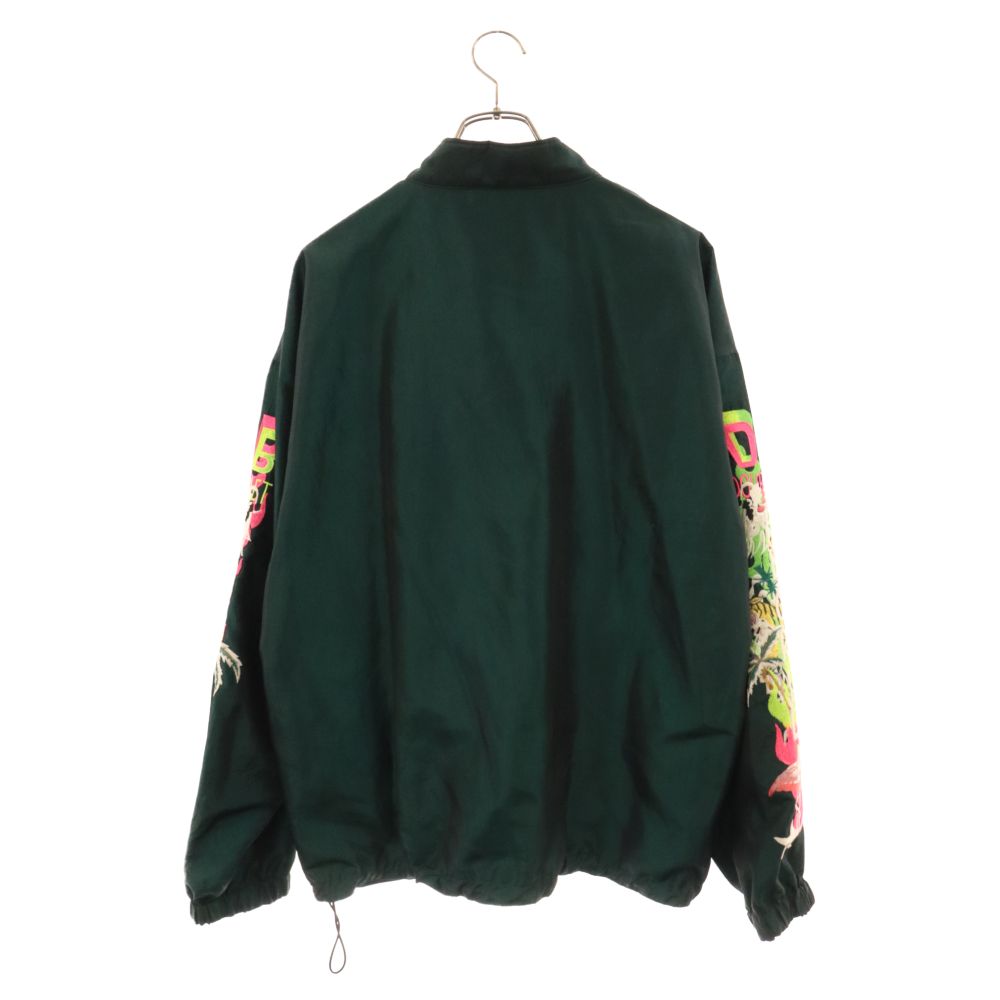 doublet (ダブレット) 19SS CHAOS EMBROIDERY CHAMBRAY HALF-ZIP