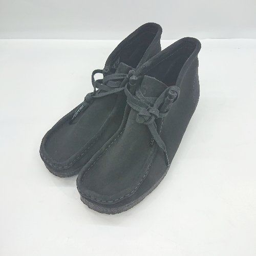 ⊇ Clarks クラークス ワラビー ショート ブーツ サイズ8 ブラック メンズ E 1502180028731