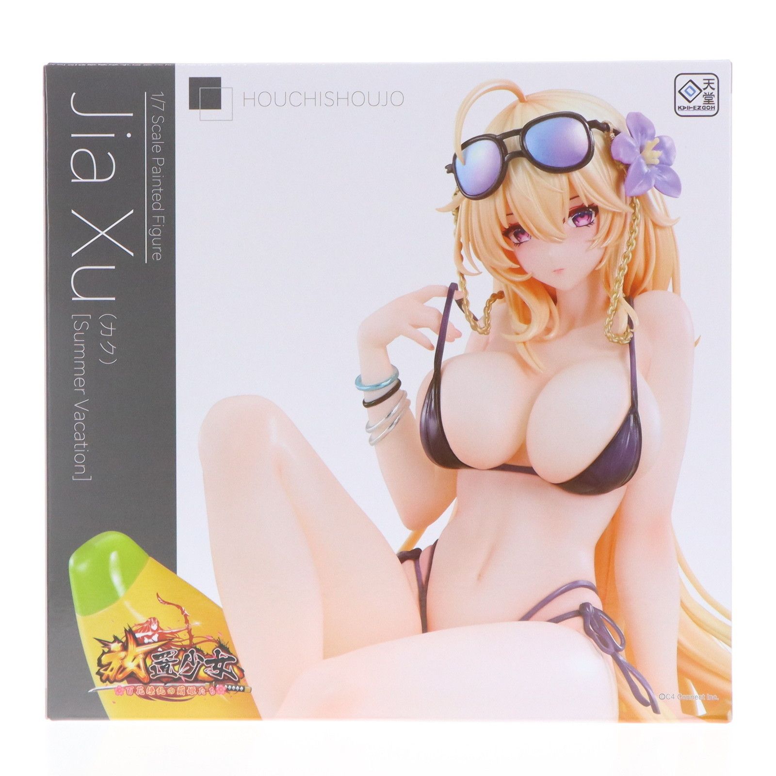 夏の浜辺 賈ク カク 放置少女-百花繚乱の萌姫たち- 1|7 完成品 フィギュア 回天堂