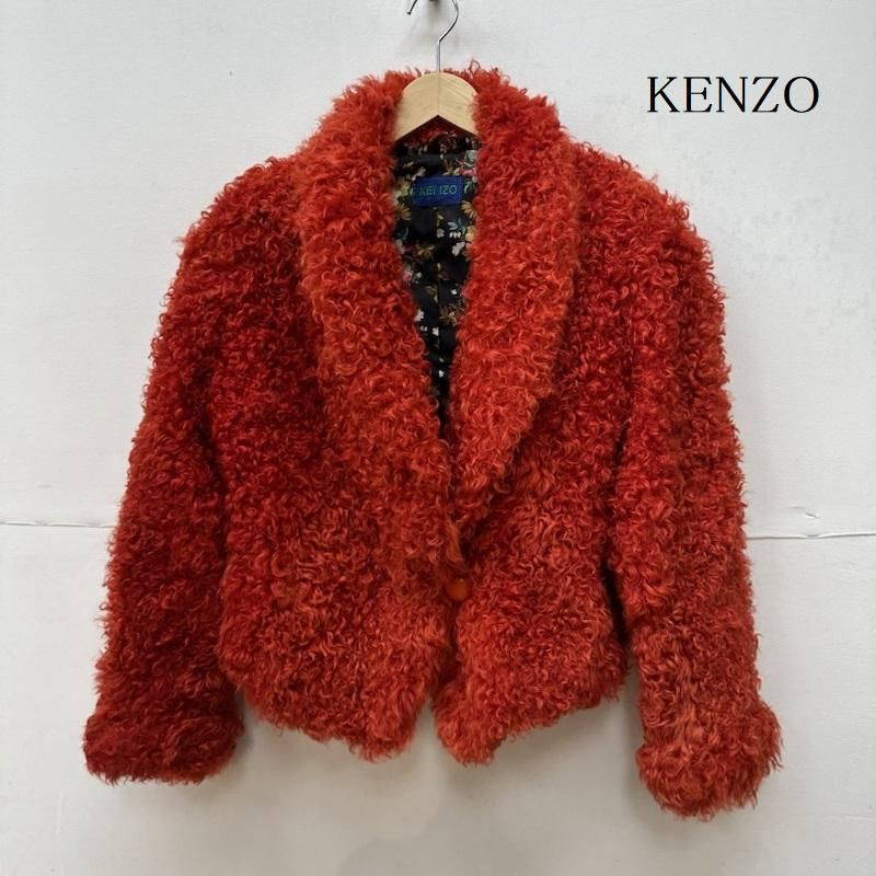 KENZO ファーコート 花柄