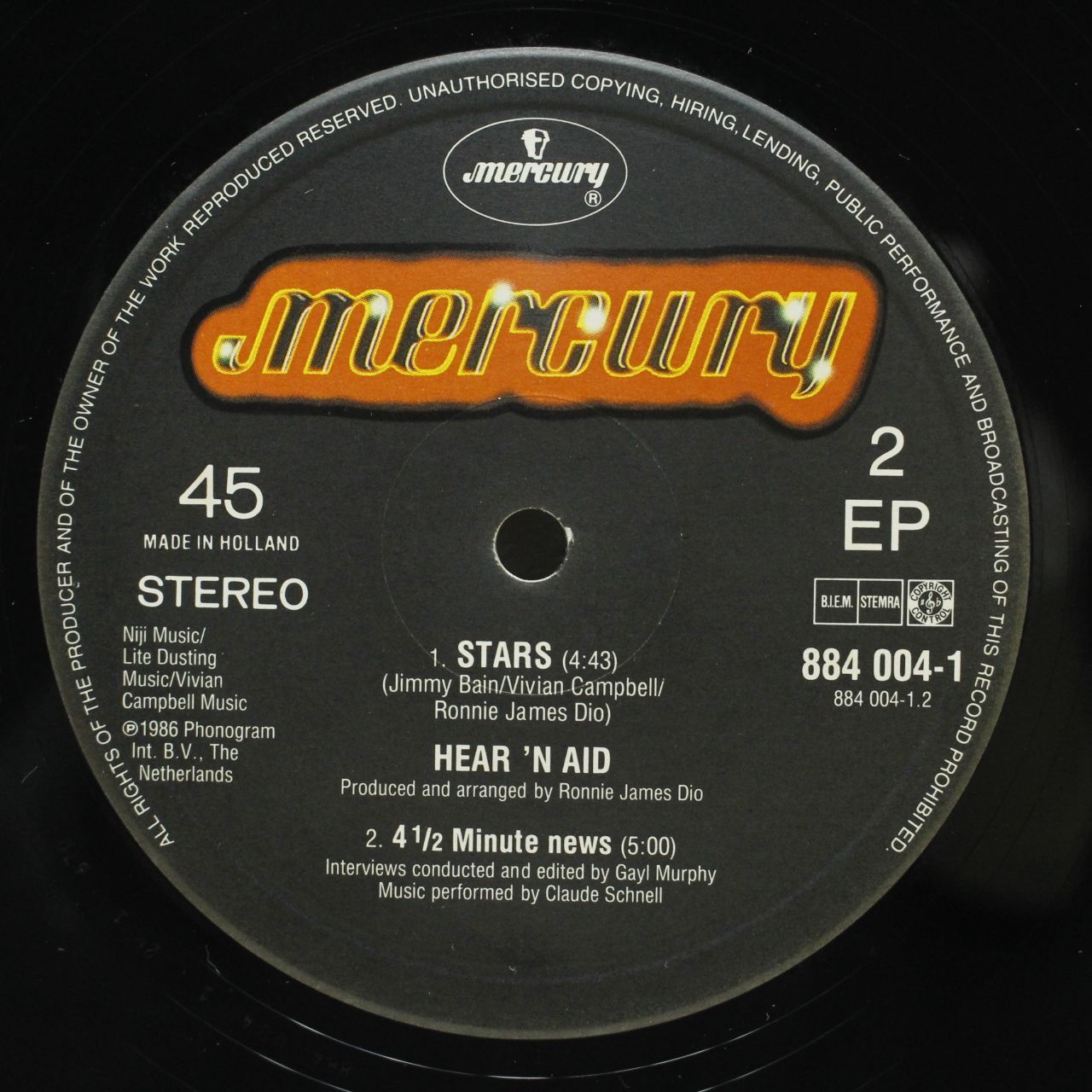 HEAR'N AID レコード【特価】新品同様 Hear'n Aid / Stars レコード - メルカリ